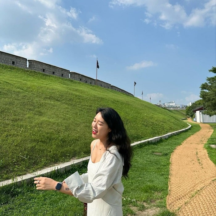 Check in ở pháo đài Hwaseong Hàn Quốc 