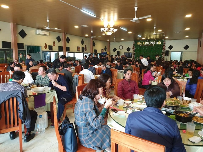 quán ăn ngon ở Sóc Sơn - nhà hàng Phố Núi