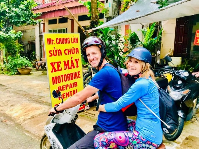 thuê xe máy ở Hoà Bình - Chung Làn