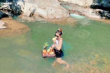 'Chạy trốn' mùa hè tại thác Savin Ninh Thuận
