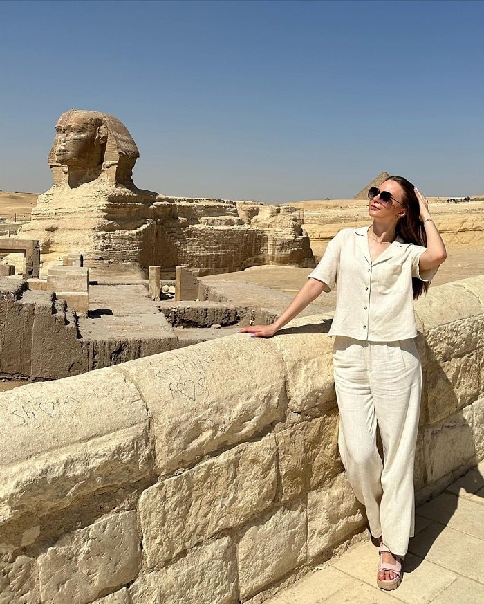 Tham quan tượng Đại nhân sư Giza Ai Cập