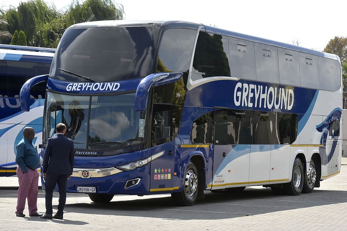 Xe buýt di chuyển đến bảo tàng Nhà Kruger Nam Phi