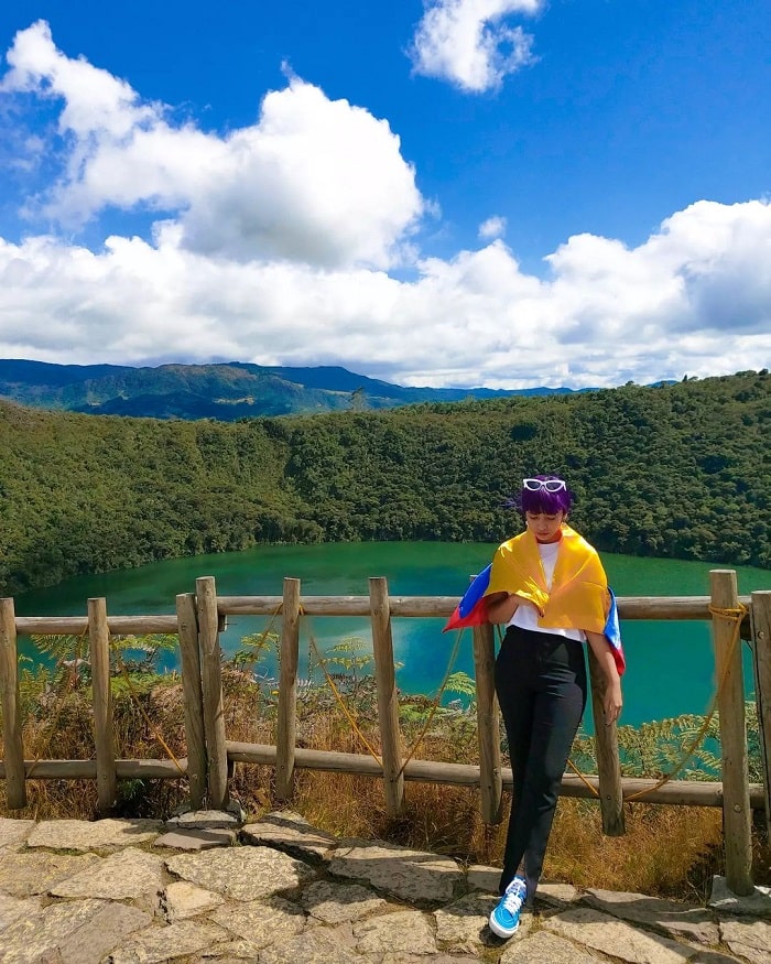 Vẻ đẹp của hồ Guatavita Colombia