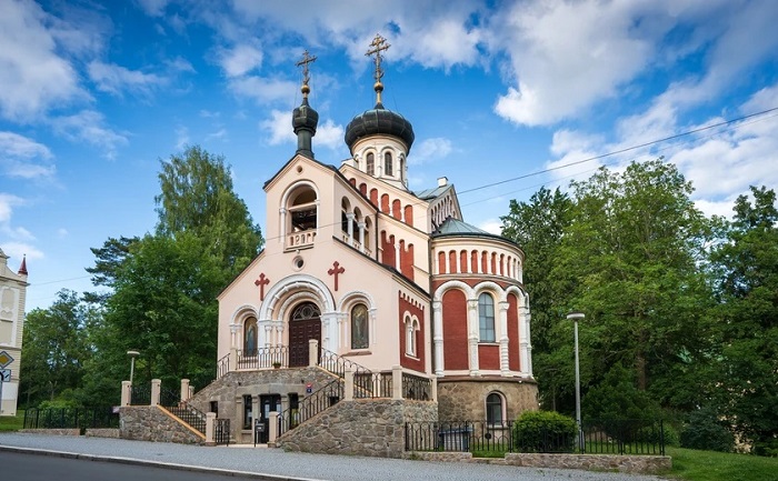 Nhà thờ Hoàng tử Vladimir là điểm tham quan ở thị trấn Marianske Lazne