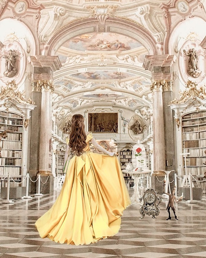 Thư viện Admont cũng là một trong những thư viện đẹp nhất châu Âu mang vẻ đẹp diễm lệ