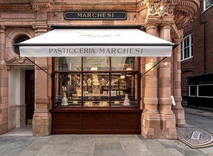 Pasticceria Marchesi là tiệm bánh ngọt nổi tiếng thế giới nằm ở Ý