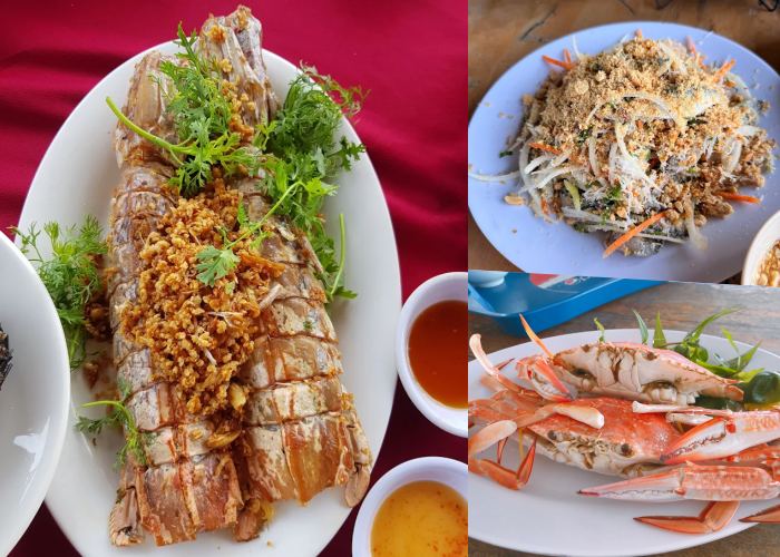 quán hải sản ở làng chài Hàm Ninh Phú Quốc quán tình biển 