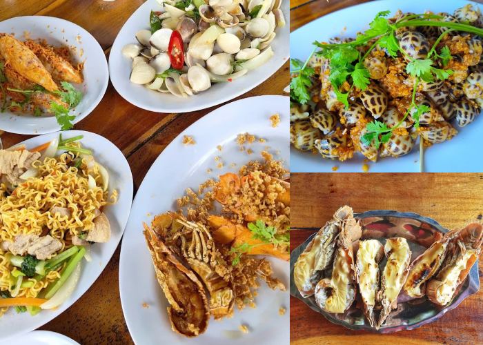 quán hải sản ở làng chài Hàm Ninh Phú Quốc Nhà hàng Thuận Kiều 2