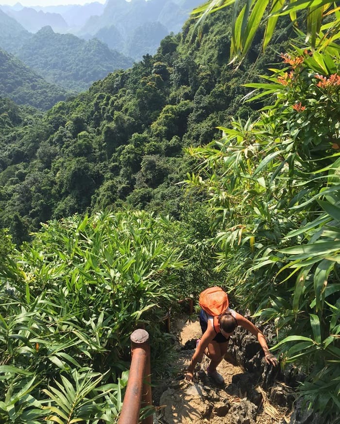 đỉnh Hải Quân Cát Bà - đi bộ