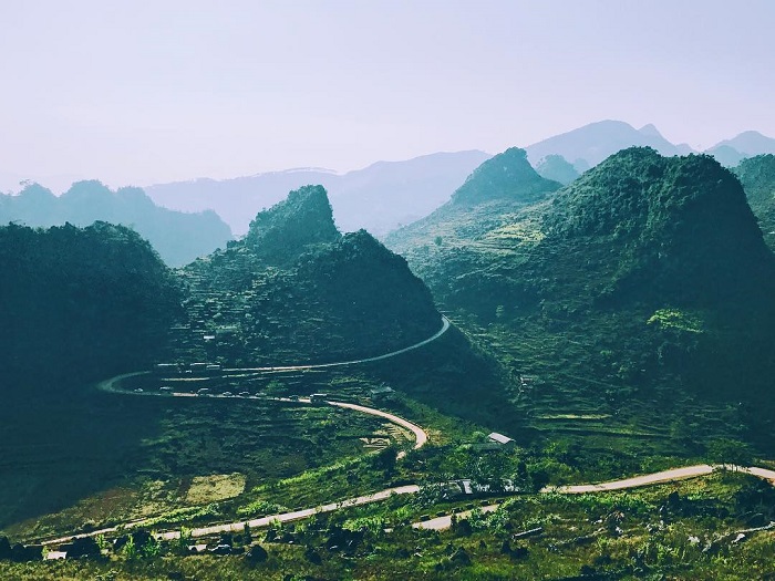 Dốc chữ M Hà Giang mùa nào cũng đẹp