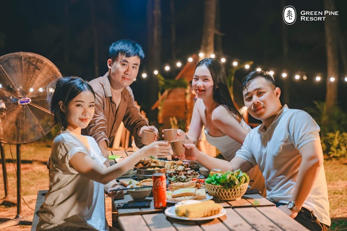 đồi thông hồ Đồng Chương Ninh Bình - Thưởng thức ẩm thực