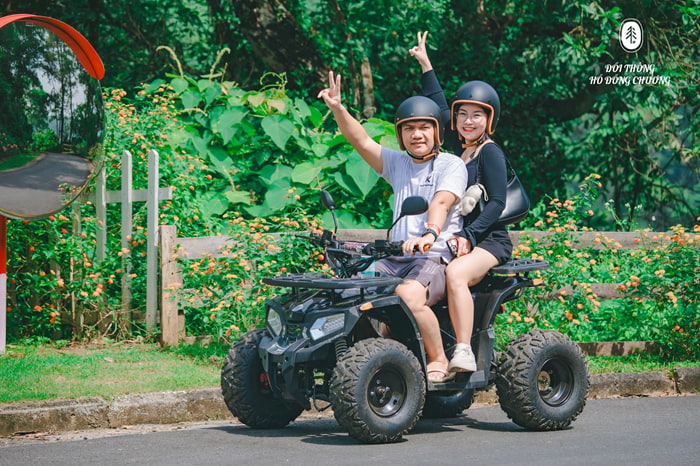 đồi thông hồ Đồng Chương Ninh Bình - Đua xe ATV