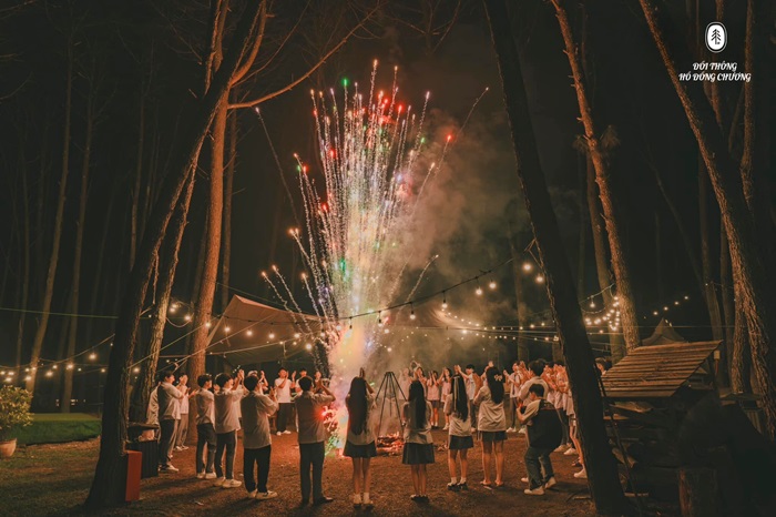 đồi thông hồ Đồng Chương Ninh Bình - Cắm trại và tổ chức tiệc BBQ