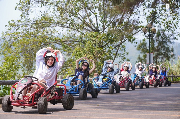 đồi thông hồ Đồng Chương Ninh Bình - Đua xe Go-kart