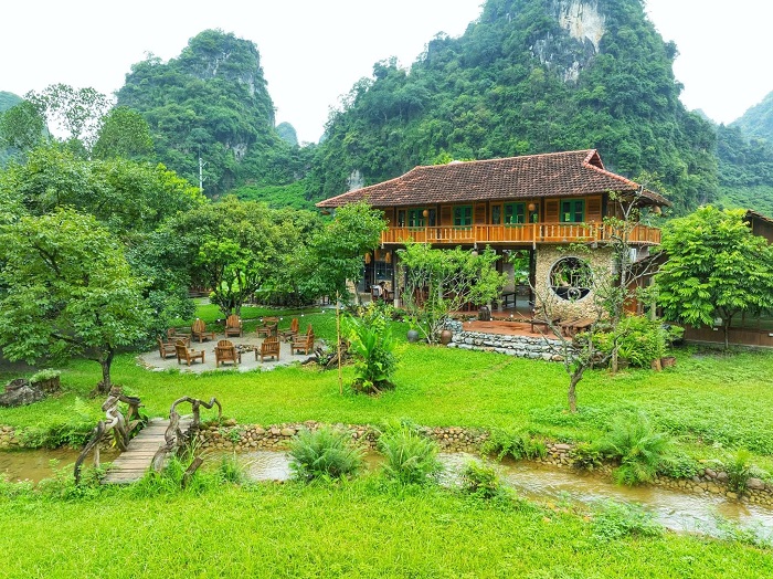 Phong Sơn Retreat là một homestay đẹp ở Hữu Lũng mang vẻ đẹp yên bình