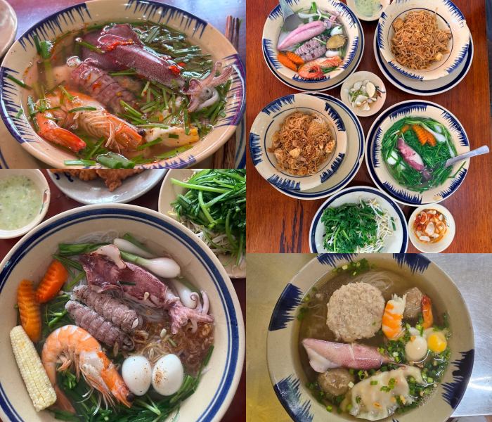 món ăn local ở Nha Trang hủ tiếu mực 