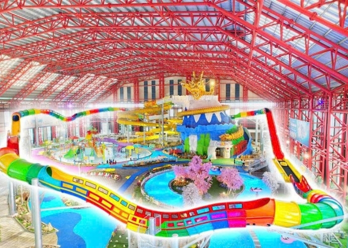 Công viên nước trong nhà Mikazuki Water Park 365 tại Mikazuki Đà Nẵng