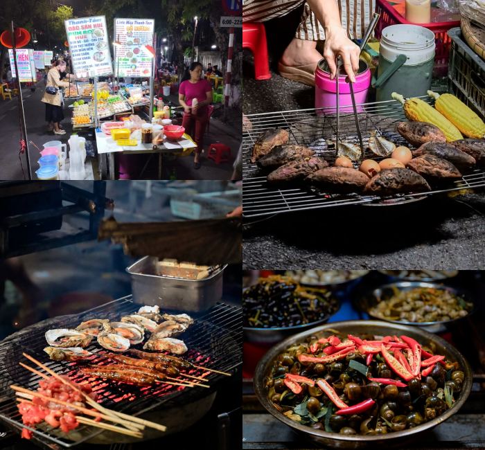 Ăn vặt đêm Huế chỗ nào ngon phố trương định 