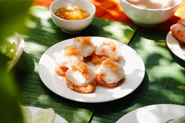 Bánh ram ít Huế nhà hàng bánh gánh 