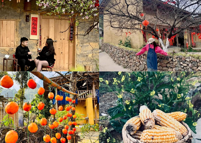 Mỗi mùa, homestay đẹp ở Hà Giang Lô Lô Chải khoác lên vẻ đẹp riêng - Ảnh: Fanpage Lô Lô Chải, Hà Giang - Bản làng cổ tích nơi biên cương cực Bắc