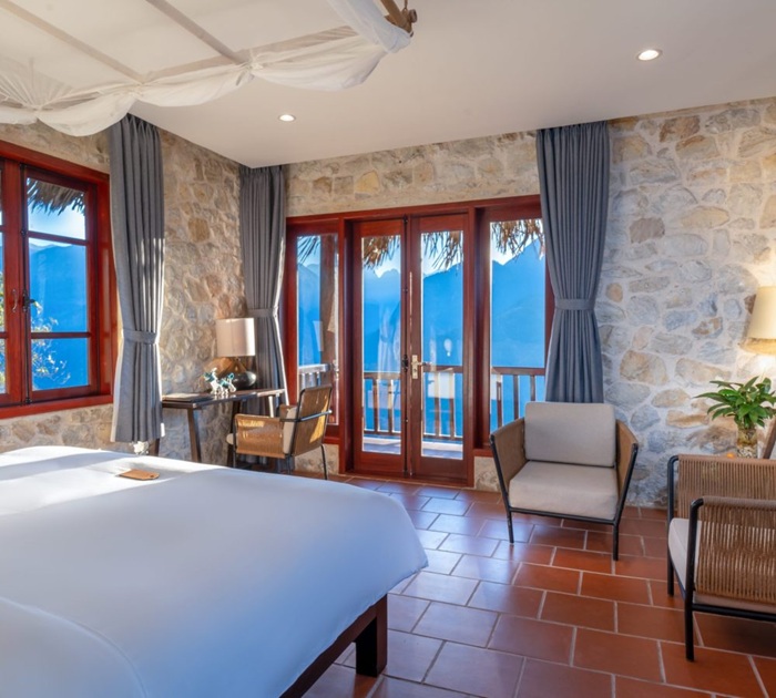 Phòng ốc thiết kế hài hòa, gần gũi - Ảnh: Topas Ecolodge