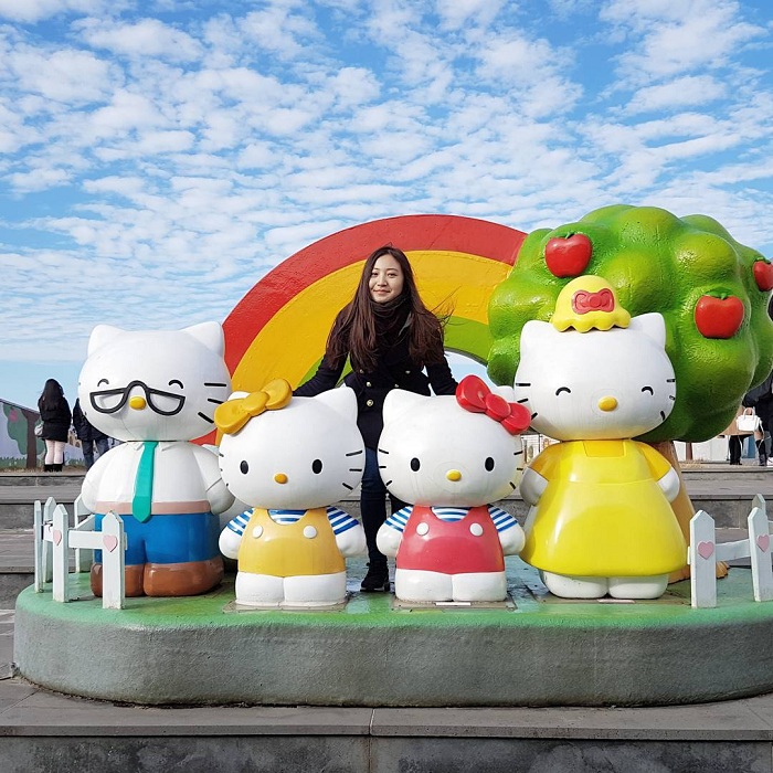 Cực yêu cực xinh khi ghé thăm đảo Hello Kitty Jeju ngọt ngào như kẹo