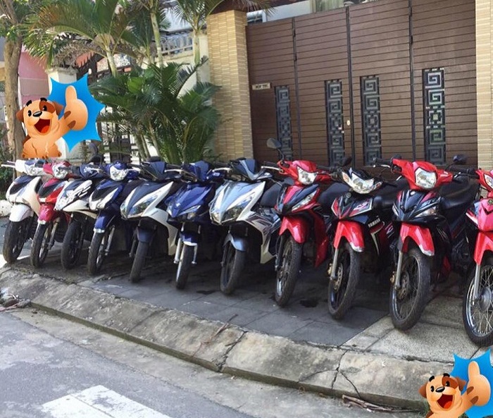 Motorcycle rental address in Con Dao quality, cheap price
