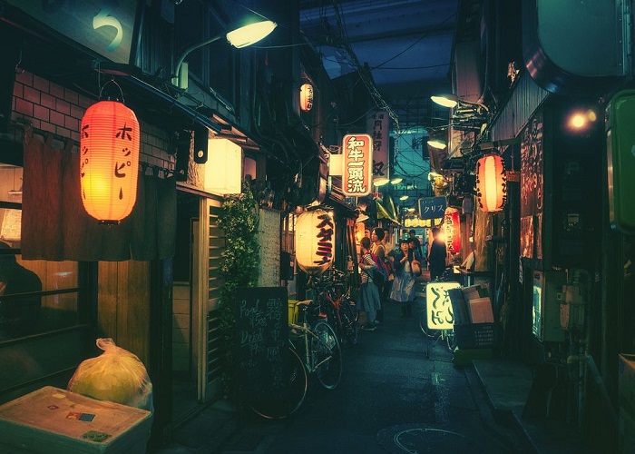  cuộc sống về đêm nhộn nhịp ở Tokyo Nhật Bản