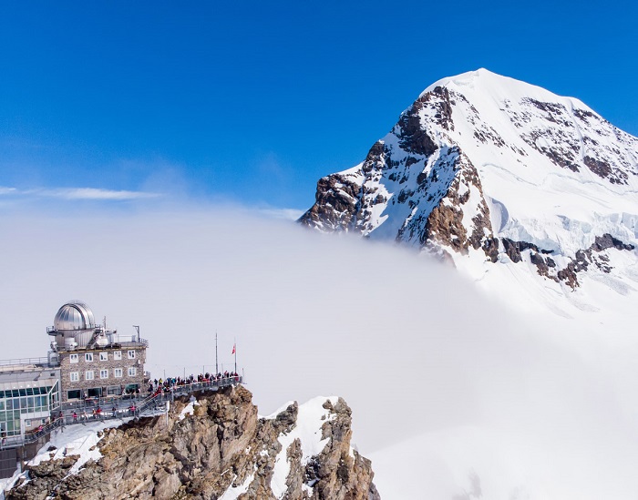 Đỉnh Jungfrau Thụy Sỹ - Kỳ quan kiến ​​trúc hàng đầu của châu Âu