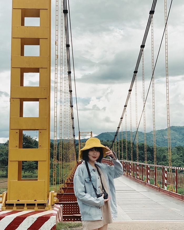 Visiting Kon Tum to visit the Kon Klor suspension bridge, the enchanting check-in point 