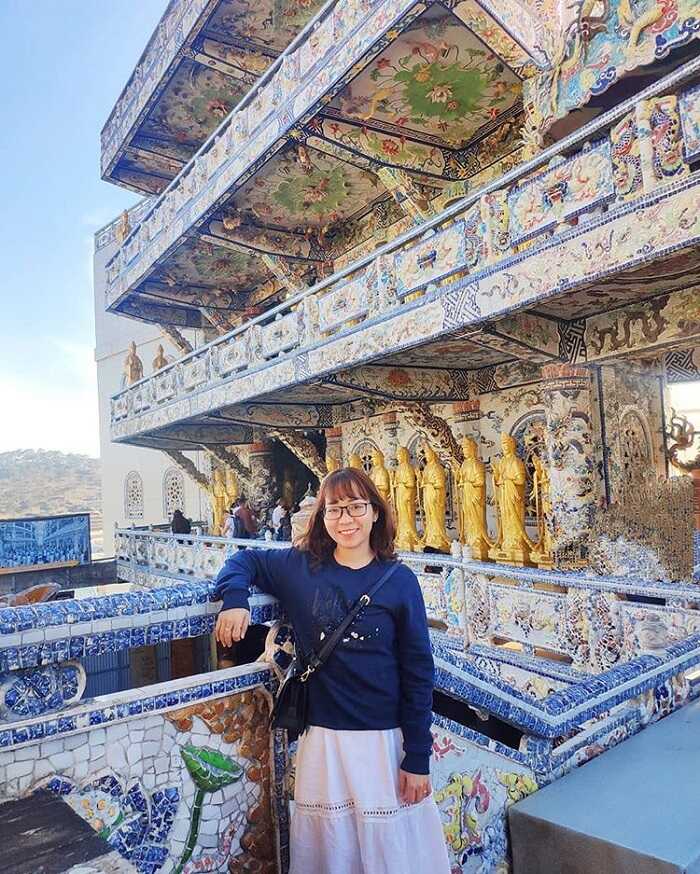 Linh Phuoc Pagoda Dalat - note when visiting
