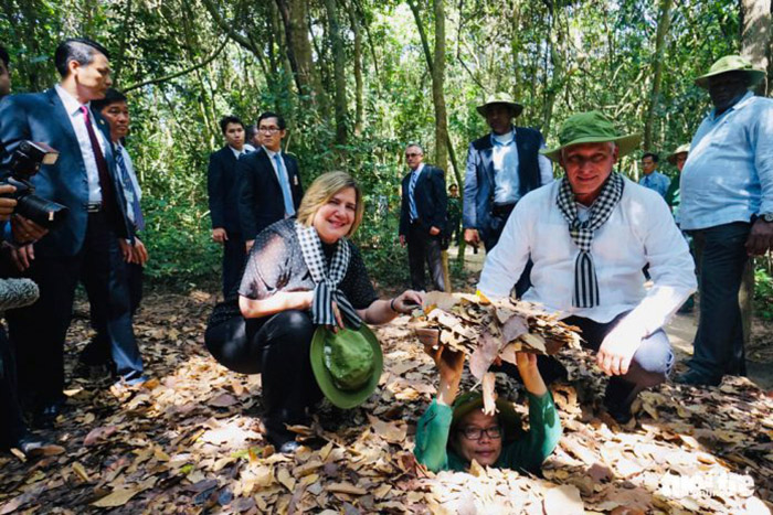 Visit the ruins of Cu Chi tunnels - a famous destination