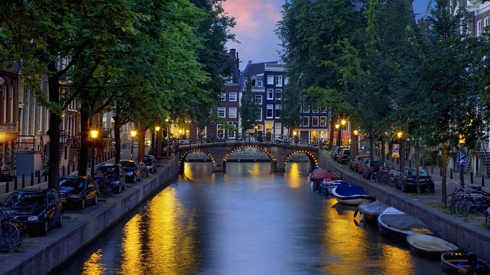kênh đào ở Amsterdam kênh hoàng tử