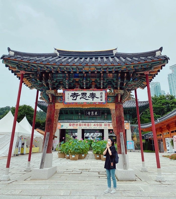 những ngôi chùa đẹp ở Hàn Quốc - Bongeunsa
