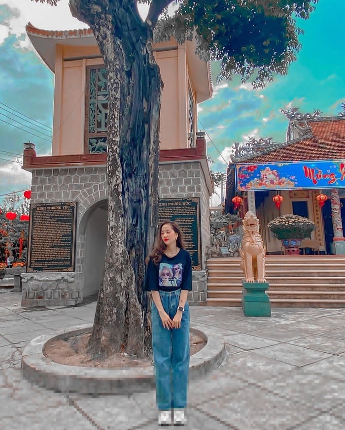 chùa Long Khánh Quy Nhơn - hậu điện và gác chuông