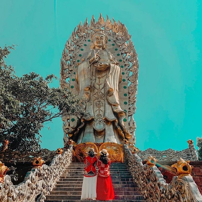 Đến Tịnh Xá Ngọc Hòa Quy Nhơn ngắm tượng Phật đôi cao nhất Việt Nam