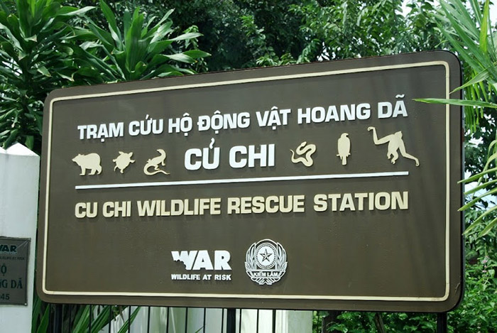Visit the Cu Chi tunnels relic - the wildlife rescue station