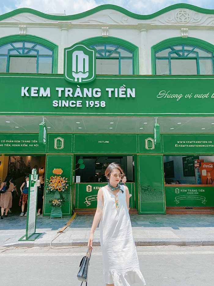 New look of Trang Tien Hanoi ice cream 