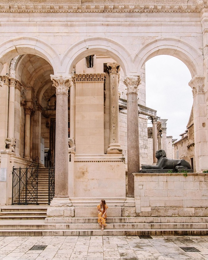 Cung điện Diocletian có một số kiến ​​trúc La Mã ấn tượng nhất 