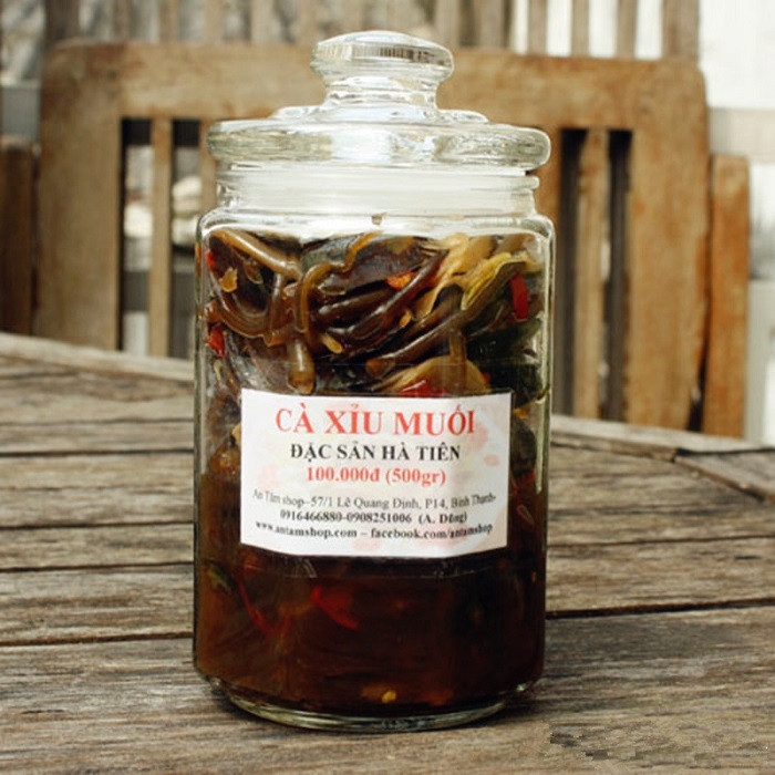 Ha Tien specialties as gifts - Ca Xiu sauce