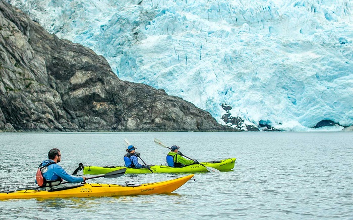Chèo thuyền kayak - Kinh nghiệm du lịch Alaska