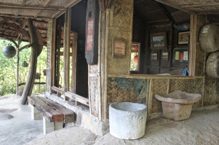 Fishing village memory area at Dong Dinh museum