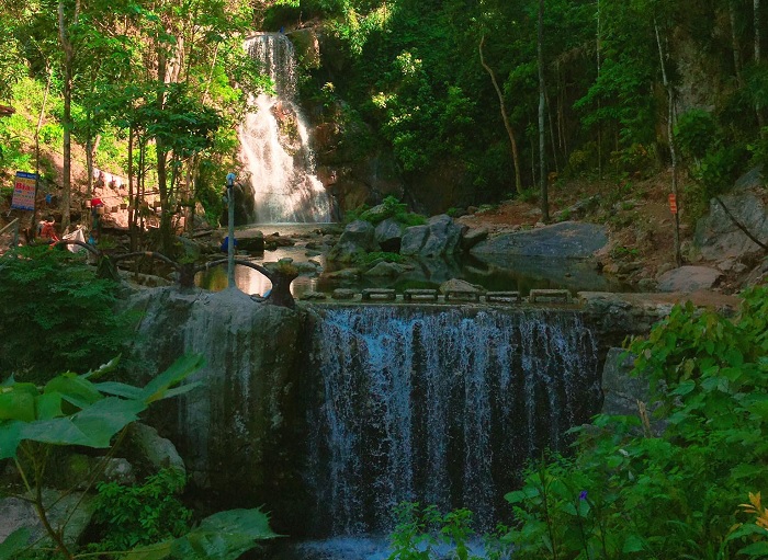 thác có 2 tầng - điểm độc đáo của thác Cổng Trời ở Thanh Hóa 
