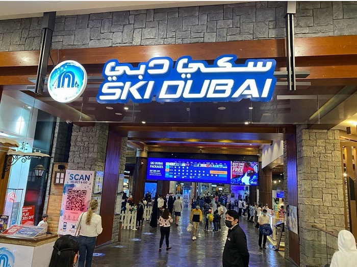 Lối vào khu trượt tuyết -  Khu trượt tuyết ski Dubai