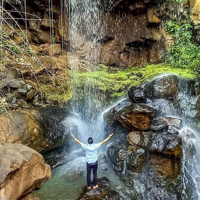 Beautiful waterfalls in Binh Phuoc - Elephant waterfall live virtual
