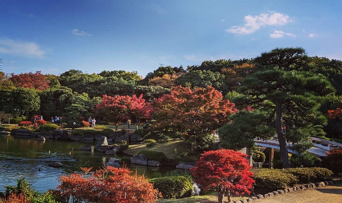 Công viên Daisen - Địa điểm ngắm lá đỏ ở Osaka