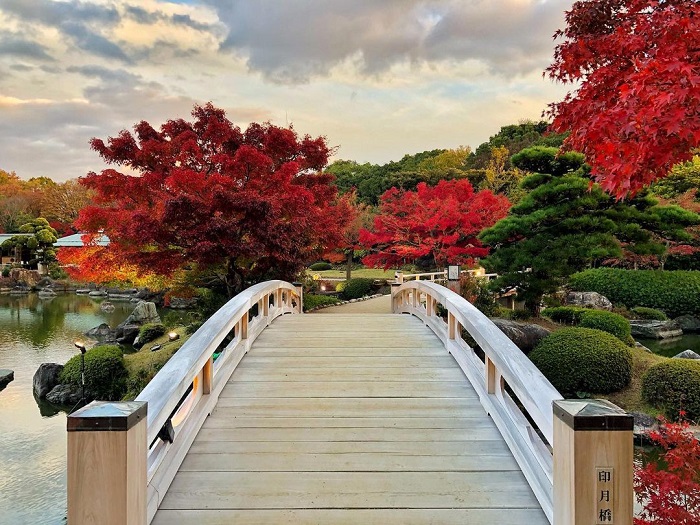 Công viên Daisen - Địa điểm ngắm lá đỏ ở Osaka