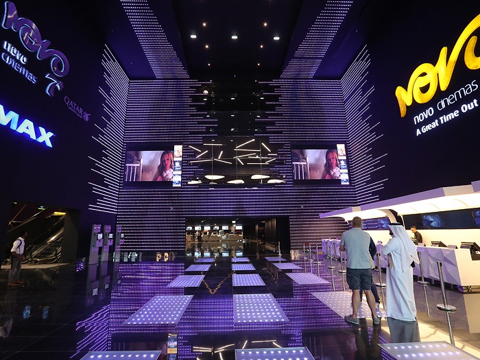 Rạp chiếu phim có hệ thống chiếu 3D Laser IMAX - trung tâm mua sắm Mall of Qatar