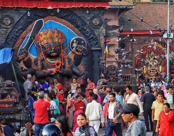 Hình ảnh Kal Bhairav là 1 trong những điểm tham quan của Quảng trường Kathmandu Durbar