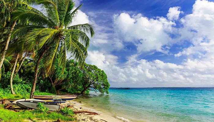 Bãi biển ở Nam Tarawa  - Du lịch Kiribati 